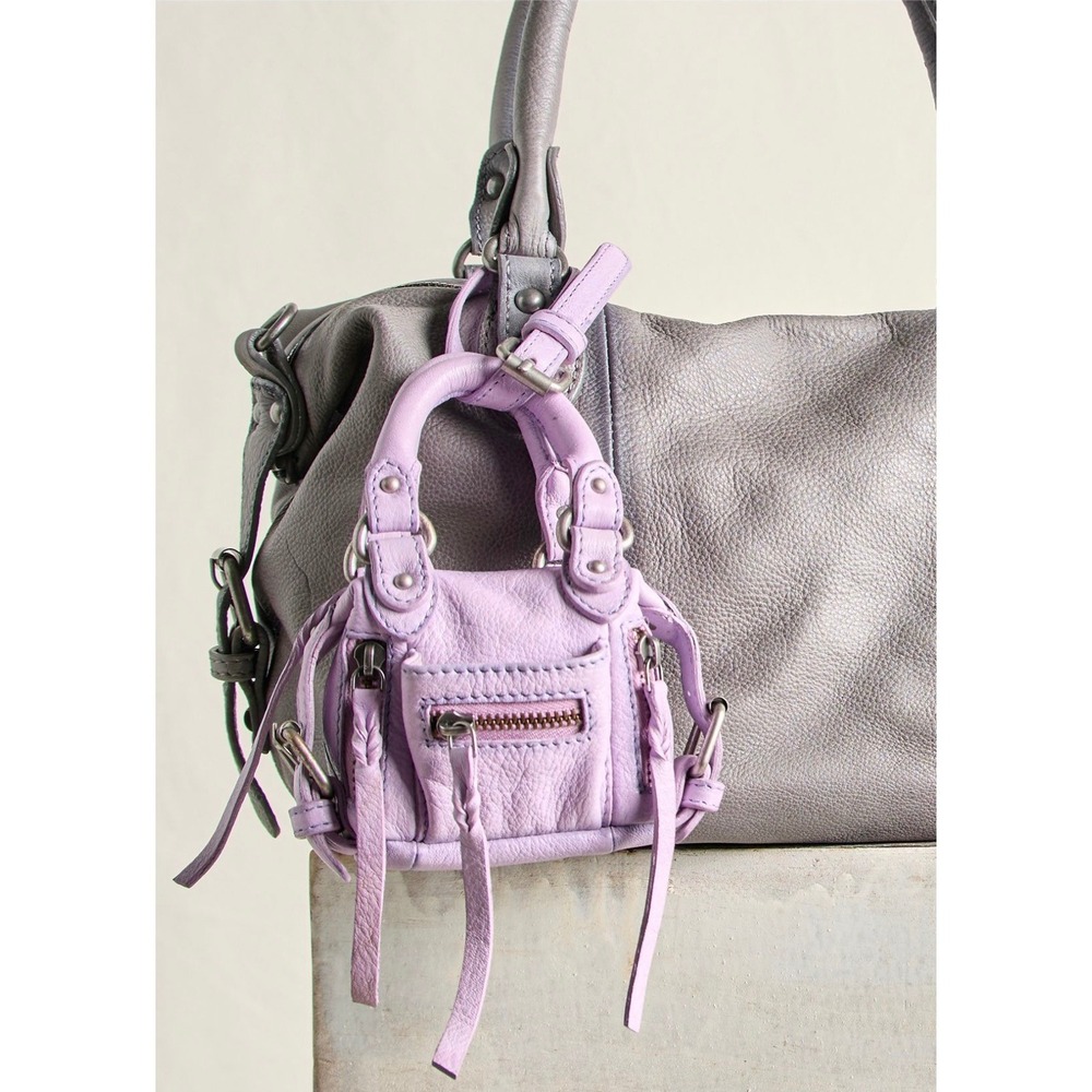 Free People We The Free Micro Emerson Mini Bag Charm lilac purple 102384021 NWT
